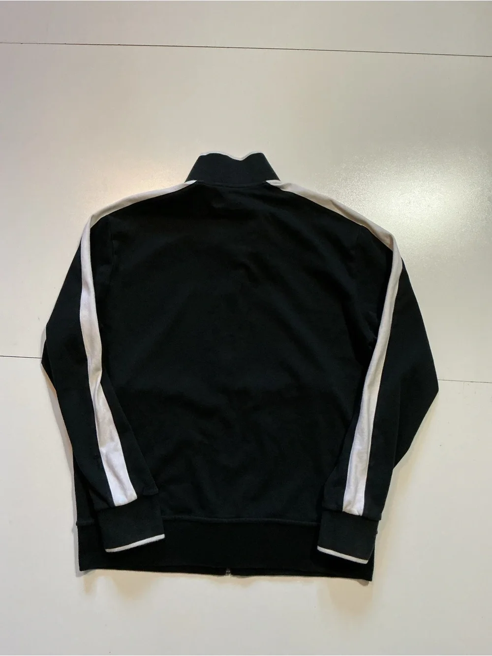 Polo Ralph Lauren Pony Logo Black & White Full Zip Mens Sweat Track Jacket